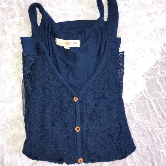Super cute blue tank top!! - Picture 1 of 3